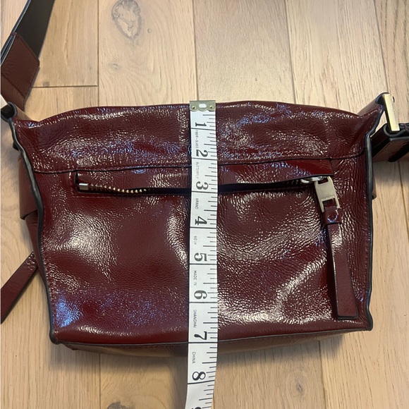 All Saints Patent Leather Crossbody Bag with Adjustable Strap - Picture 7 of 10